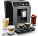 Krups Evidence Hot & Cold Kaffeevollautomat, 18 Getränkespezialitäten, heiße und kalte Getränke, One-Touch Cappuccino, Milchsystem, automatischer Pflegezyklus, schnelle Aufwärmzeit, EA898GF0