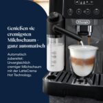 De'Longhi Magnifica Start - Perfetto Kaffeevollautomat mit LatteCrema-Milchaufschäumer, 4 One-Touch-Getränke, Cappuccino Kaffeemaschine, Soft-Touch-Bedienfeld, Schwarz-Grau (ECAM222.60.BG)